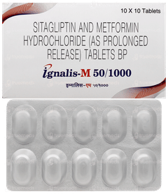 Ignalis M 50/1000 Tablet 10